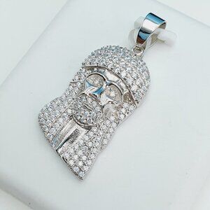 "925 Sterling Silver Cubic Zirconia Pendant, UU1P6A6024